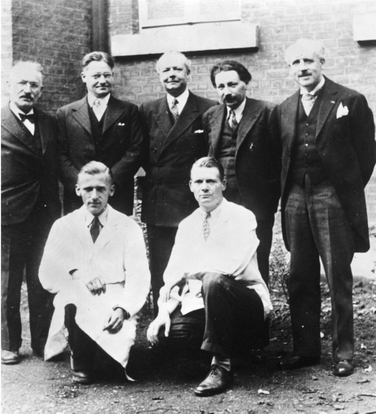 Флори, Чейн и членове на екипа по пеницилин в Оксфорд